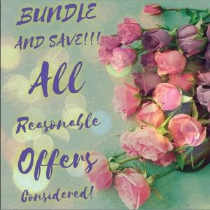 Bundle and Save! All reasonable offers considered!